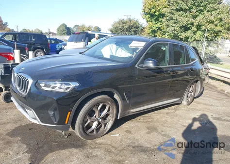 2024 BMW X3 xDrive30I из США, поврежденный, VIN 5UX53DP07R9U57826